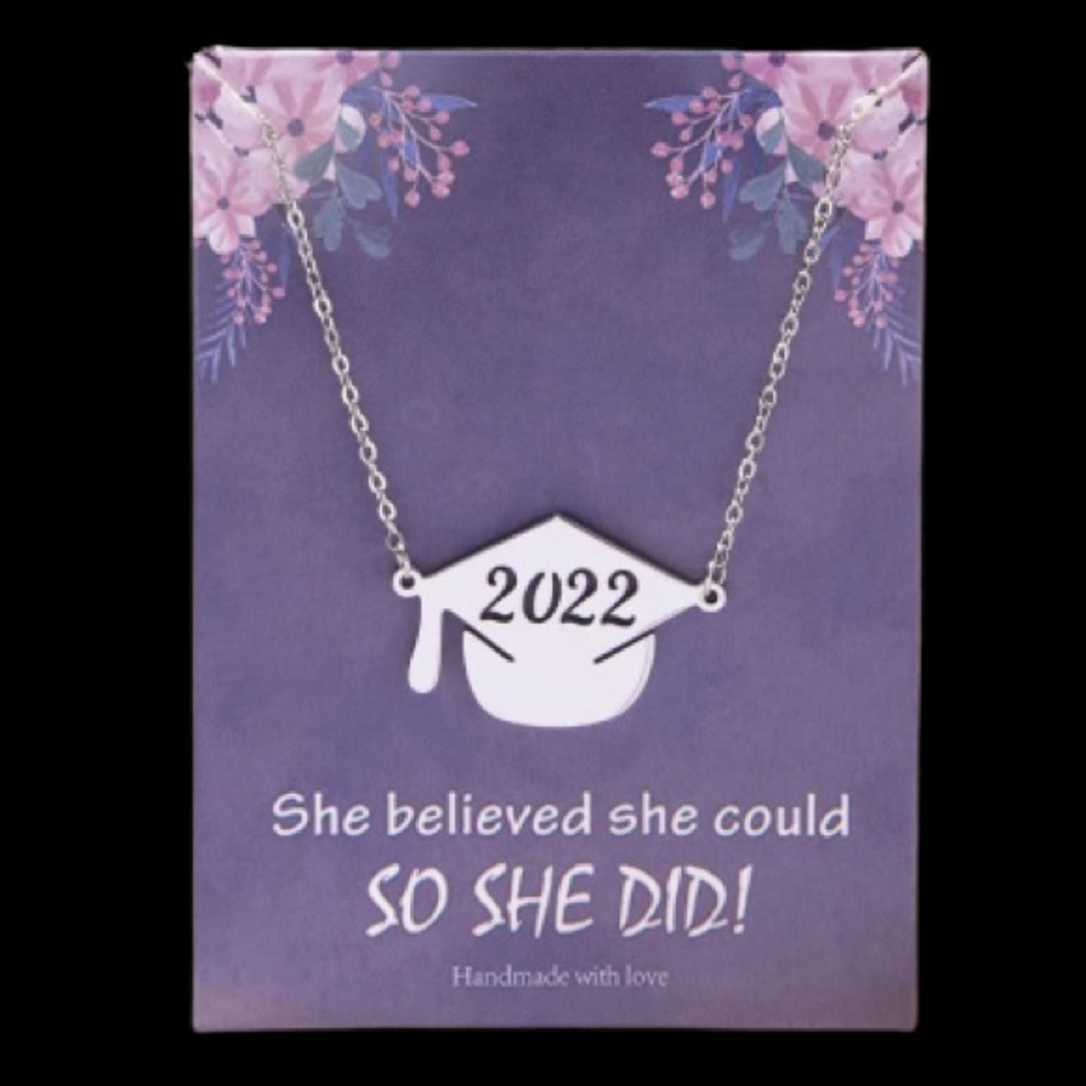 2022 Silver Graduate Necklace